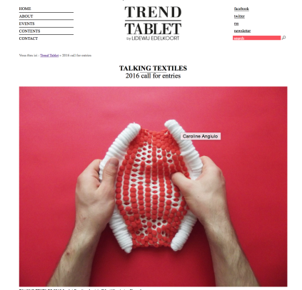 talkingtextiles, trendtablet, Li Edelkoort, 